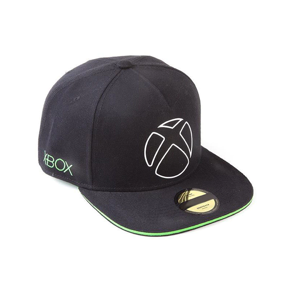 Image of Microsoft - Ready To Play Unisex Snapback Baseball Cap - Black/Green