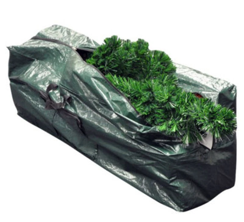 Image of Groundlevel x2 Extra Strong Xmas Tree And Decorations Storage Zip Bag Black