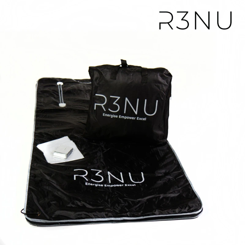Image of R3NU Infrared Heated Wellness Blanket Black unisex ONE SIZE