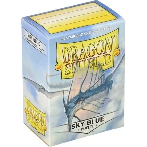 Image of Dragon Shield Sky Blue Matte Card Sleeves - 100 Sleeves