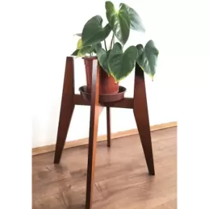 Image of Pollny Handmade Natural Solid Wood Plant Pot Holder Pot Stand Pot Organizer Decorative Plant Organizer - Medium - Decorotika