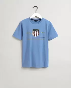 Image of GANT Teens Teens Archive Shield T-Shirt (146/152) Blue