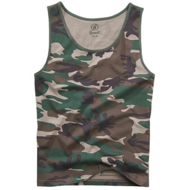 Image of Brandit Tank Top Woodland Size Xxxxxx Large