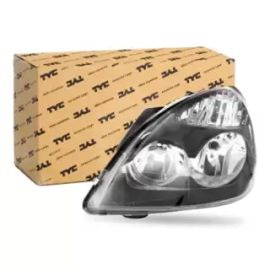 Image of TYC Headlights 20-6358-05-2 Headlamp,Headlight RENAULT,CLIO II (BB0/1/2_, CB0/1/2_),CLIO II Kasten (SB0/1/2_)