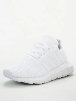 Image of Adidas Originals Swift Run Childrens Trainer - Cloud White