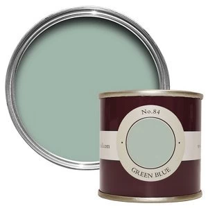 Image of Farrow & Ball Estate Green blue No. 84 Emulsion Paint 100ml Tester pot