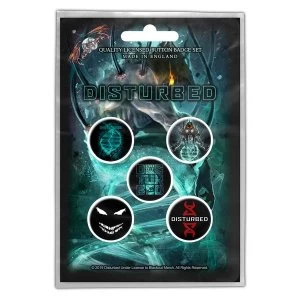 Image of Disturbed - Evolution Button Badge Pack