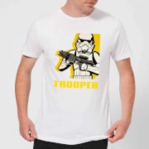 Image of Star Wars Rebels Trooper Mens T-Shirt - White - M