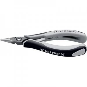 Image of Knipex 34 22 130 ESD ESD Round nose pliers Straight 135 mm