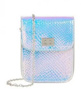 Image of Monsoon Girls Sylvie Hollogram Bumbag - Silver