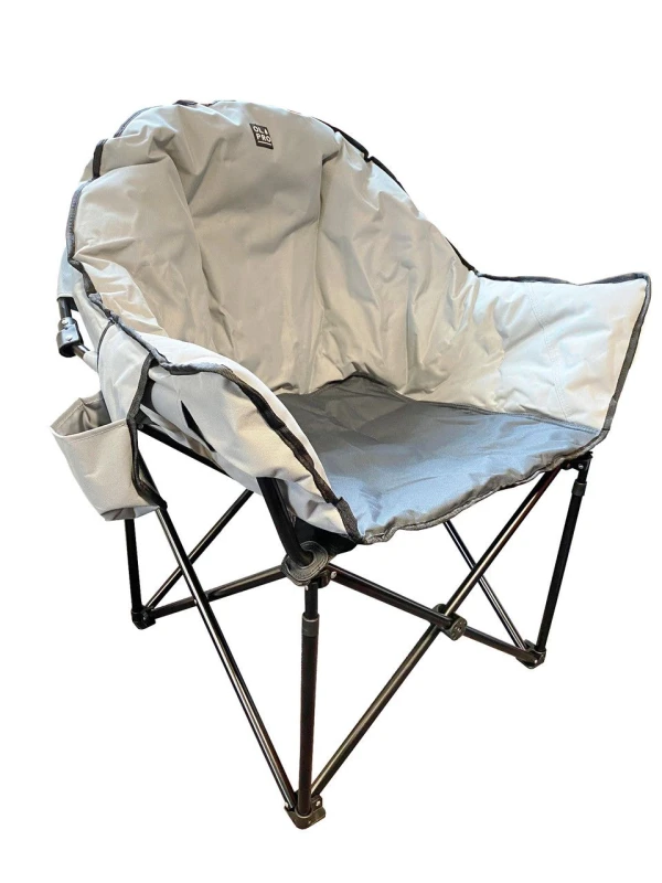 Image of Olpro Olympus XL Camping Chair Grey & Charcoal Multicolor Unisex