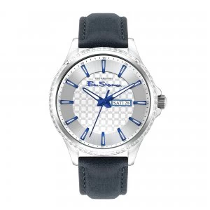 Image of Ben Sherman Watch with a Blue Strap and Silver Dial
