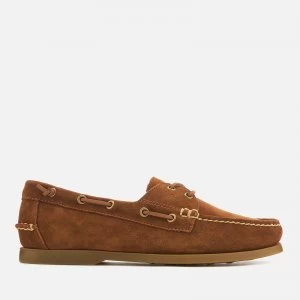 Image of Polo Ralph Lauren Mens Merton Suede Boat Shoes - New Snuff - UK 7 - Tan