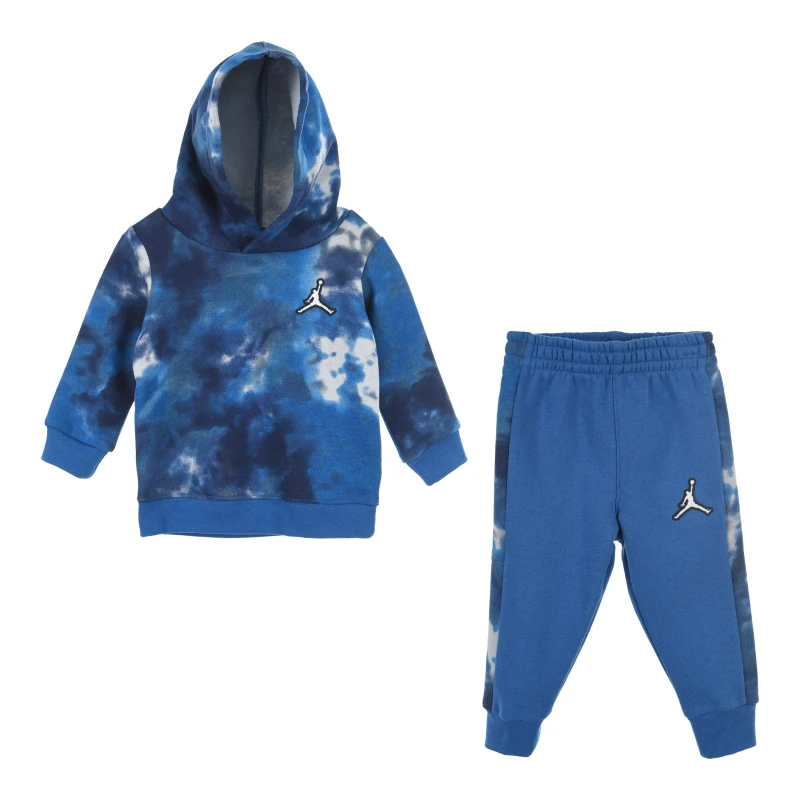 Image of Air Jordan Open Hem Fleece Joggers Dk Marina Blue male 18M