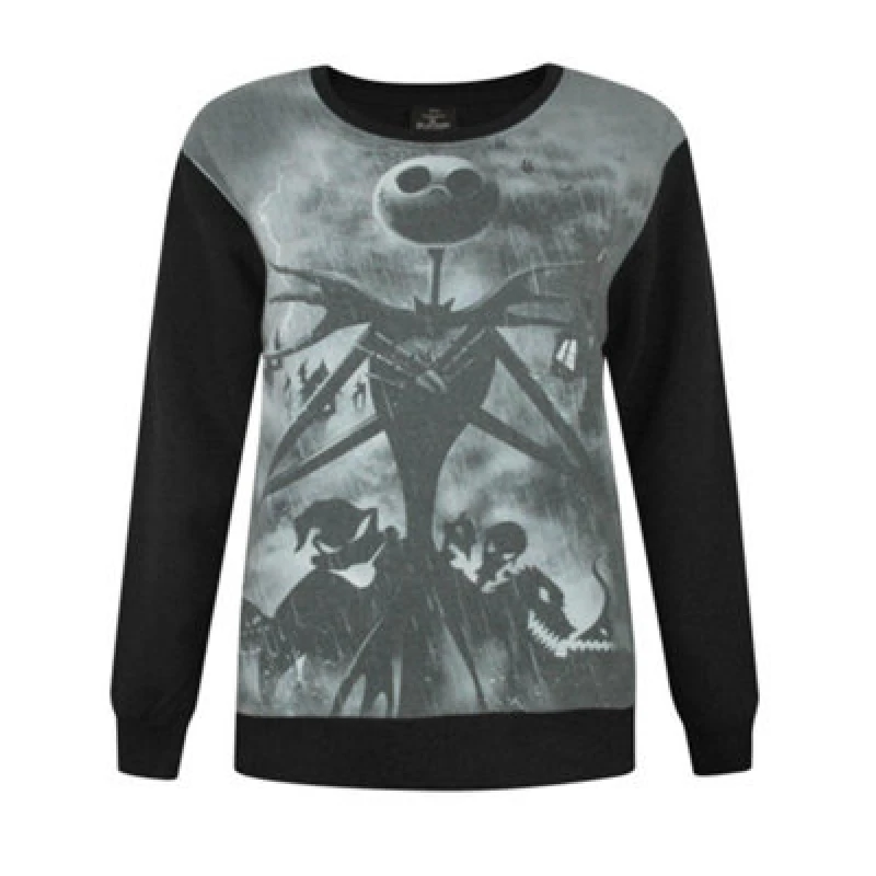 Image of Disney Christmas Jumper Black female