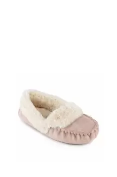 Image of Suedette Moccasin Slippers