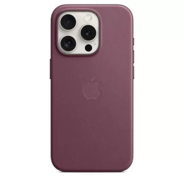 Image of Apple FineWoven Case with MagSafe for iPhone 15 Pro - Mulberry