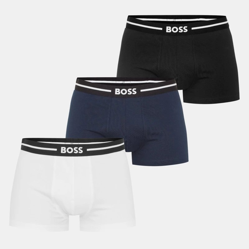Image of Boss Mens Bold Trunk Contoured Pouch Boxers Various male 2X Large