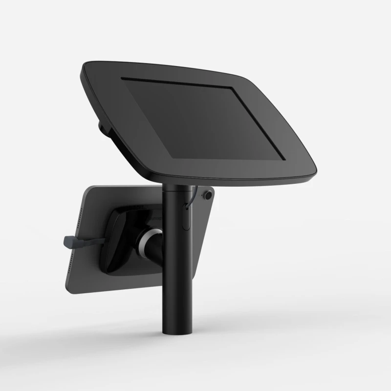 Image of Bouncepad Original Twin Apple iPad Mini 4 / 5 Gen 7.9 (2015 - 2019) Black Covered Front Camera and Home Button TW-B1-M4-MN