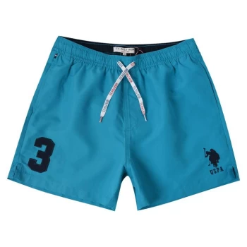 Image of US Polo Assn Swim Shorts Mens - Blue