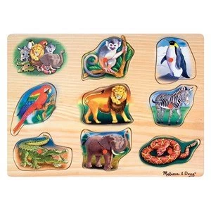 Image of Melissa and Doug Clasic Zoo Sound Puzzle