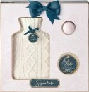 Image of Style & Grace Signature Hot Water Bottle Home Comfort Bath Gift Set - 3 Pieces