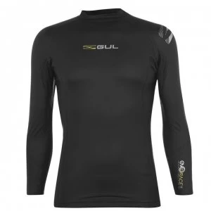 Image of Gul EVORACE Long Sleeve Rash Vest Mens - Black