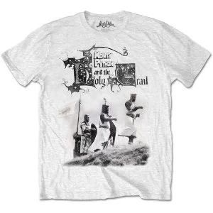 Image of Monty Python - Knight Riders Unisex Small T-Shirt - White