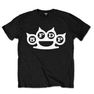 Image of Five Finger Death Punch - Knuckles Unisex Medium T-Shirt - Black
