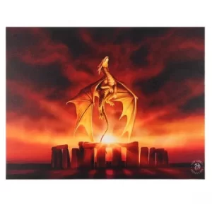 Image of 50x70 Solstice Canvas Plaque by Anne Stokes