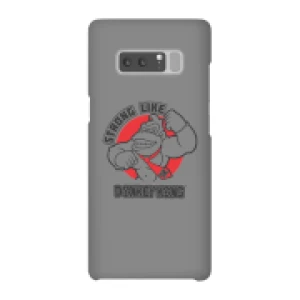 Image of Nintendo Donkey Kong Strong Like Donkey Kong Phone Case - Samsung Note 8 - Snap Case - Matte
