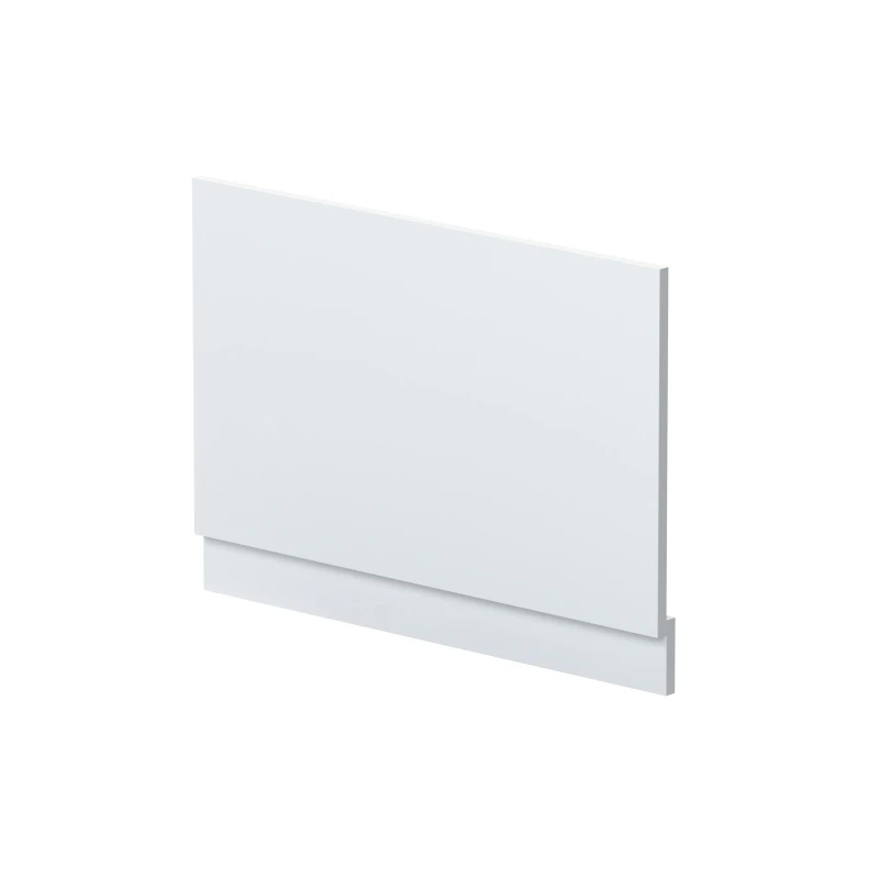 Image of Balterley Straight Reversible Bath End Panel & Plinth - 800mm - Satin White White unisex