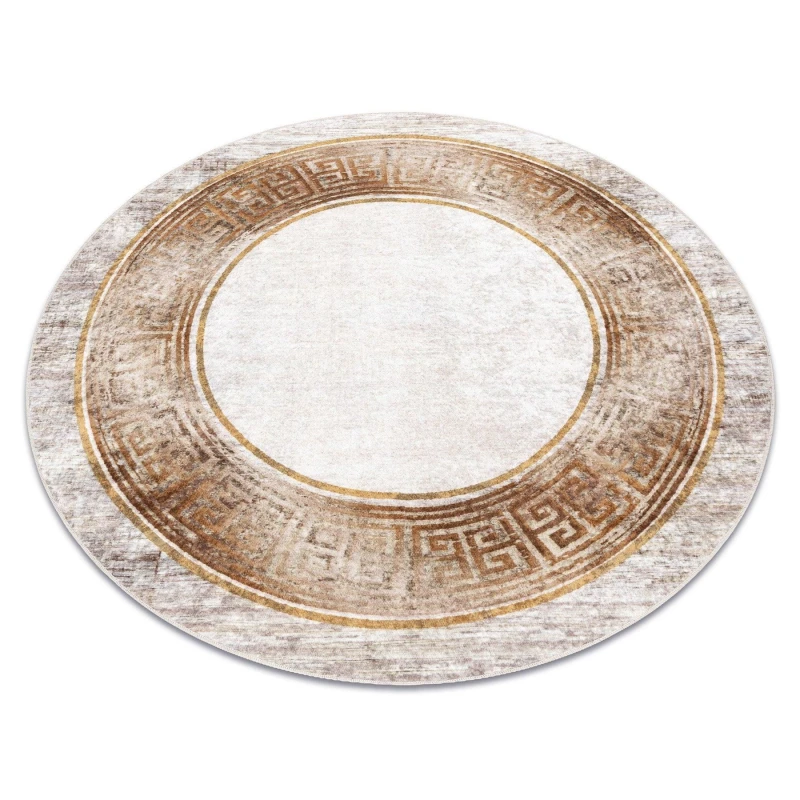 Image of RugsX Miro Rug in Beige Size: 200cm diameter Beige Unisex 200cm diameter