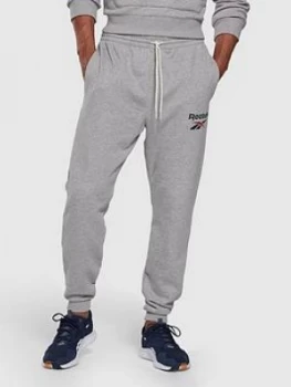 Image of Reebok Vector Jogger, Medium Grey Heather, Size L, Men