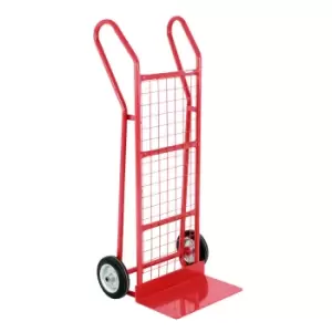 Image of Red Distribution Truck With Mesh Back - 200kg Capacity