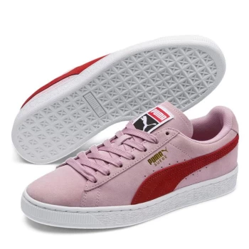 Image of Puma Suede Classic Trainers - Pink/Hibiscus
