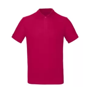 Image of B&C Mens Inspire Polo (M) (Raspberry Sorbet)
