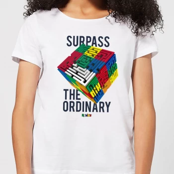 Image of Surpass The Ordinary Womens T-Shirt - White - M