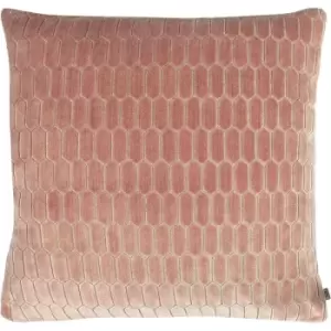 Image of Kai Rialta Geometric Cushion Cover (One Size) (Rose) - Rose