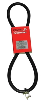 Image of Fuel Hose Rubber 6mm & Clips x 1m PPH07C PEARL CONSUMABLES