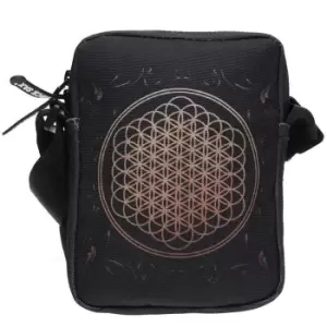 Image of Rock Sax Flower Of Life Bring Me The Horizon Crossbody Bag (One Size) (Black)