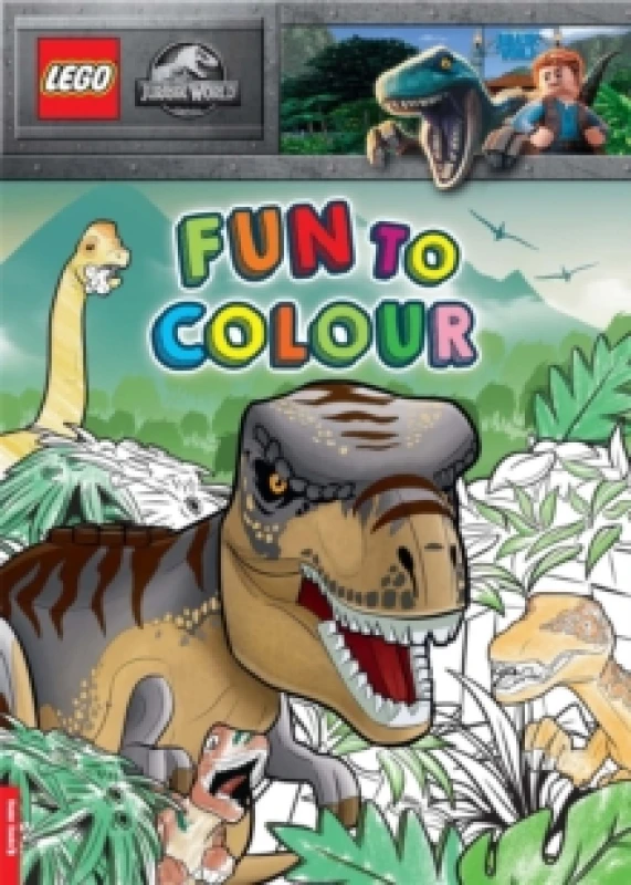 Image of Buster Books LEGO Jurassic World : Fun to Colour Book Multi unisex