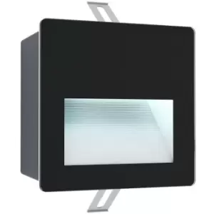 Image of Netlighting Aracena LED Outdoor Recessed Wall Light White, Black IP65 - EG99574