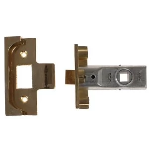Image of Yale Locks M999 Rebate Tubular Latch 76mm 3" Polished Brass Finish