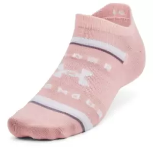 Image of Under Armour No Show Sock 6pk - Pink