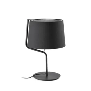 Image of Berni 1 Light Table Lamp Black, E27