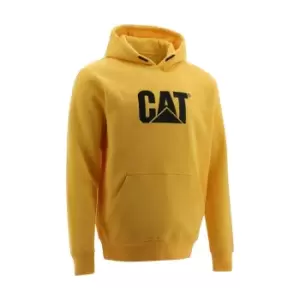 Image of Caterpillar Trademark CW10646 Hooded Sweatshirt / Mens Sweatshirts (Medium) (Yellow)