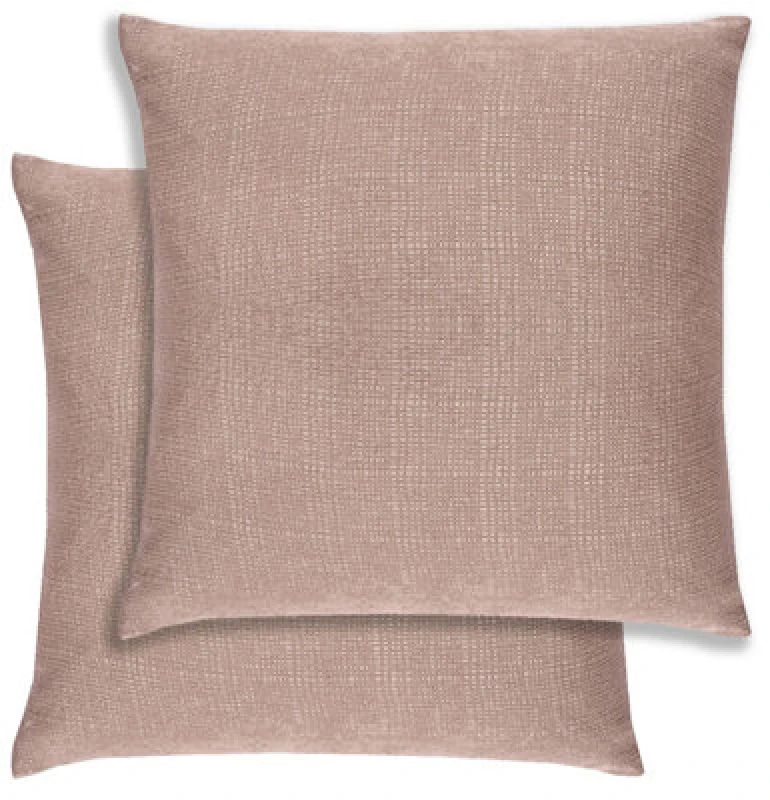 Image of Enhanced Living Pair of Matrix Textured Cushion Covers - 43x43cm - Cases Only Brown