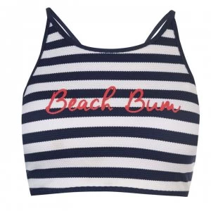 Image of SoulCal Crop Bikini Top Ladies - Stripes