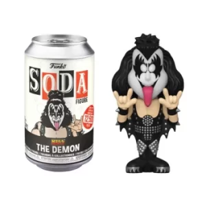 Image of KISS The Demon Vinyl Soda Figure in Collector Can